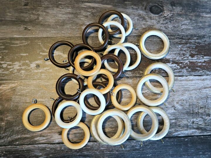 how to make candlesticks from old curtain rings