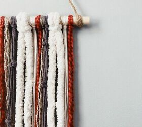 two step hanging yarn decor