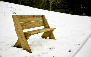 DIY Outdoor Bench With Back