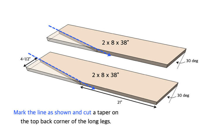 diy outdoor bench with back