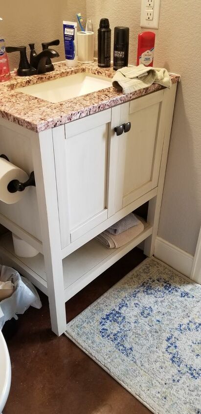 q help in this taupey brown bathroom