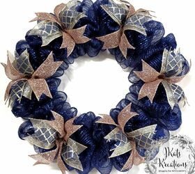 how to make a deco mesh bubble wreath tutorial