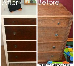how to use table legs to transform an old dresser
