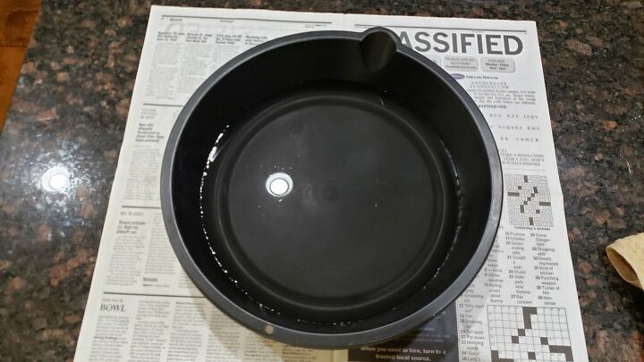 diy abstract art plate wall