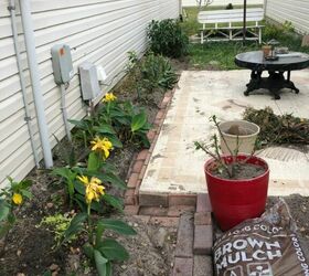 side yard water problem and hopeful solution