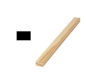 3/4”x1/2” pine wood molding