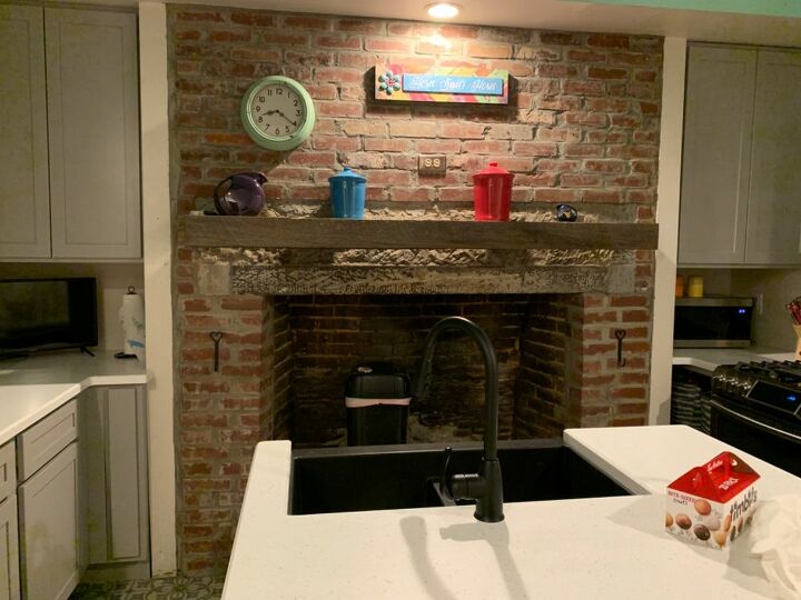 q what to do with kitchen fireplace