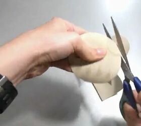 how to make a rose from a cardboard tube recycled toilet paper roll, Cut Circles