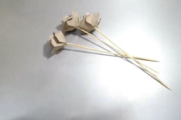 how to make a rose from a cardboard tube recycled toilet paper roll