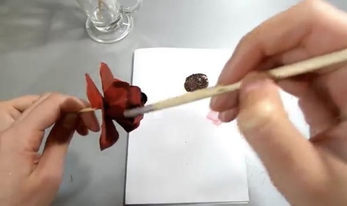 how to make a rose from a cardboard tube recycled toilet paper roll