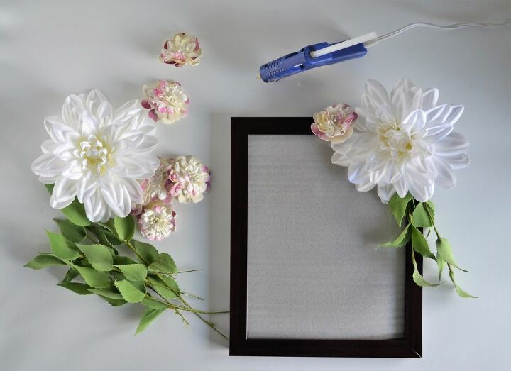 diy flower frame