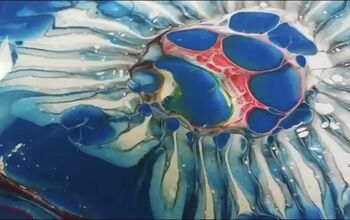 How to Use a Colander for Acrylic Pour Painting