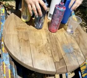 transform wood with acrylic pour painting, Prepare the Wood