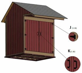 how to build a 6 x8 bike shed