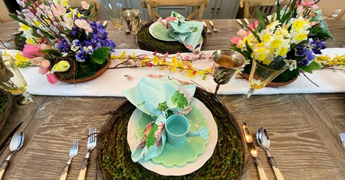 How to Create a Spring Garden Tablescape DIY | Hometalk