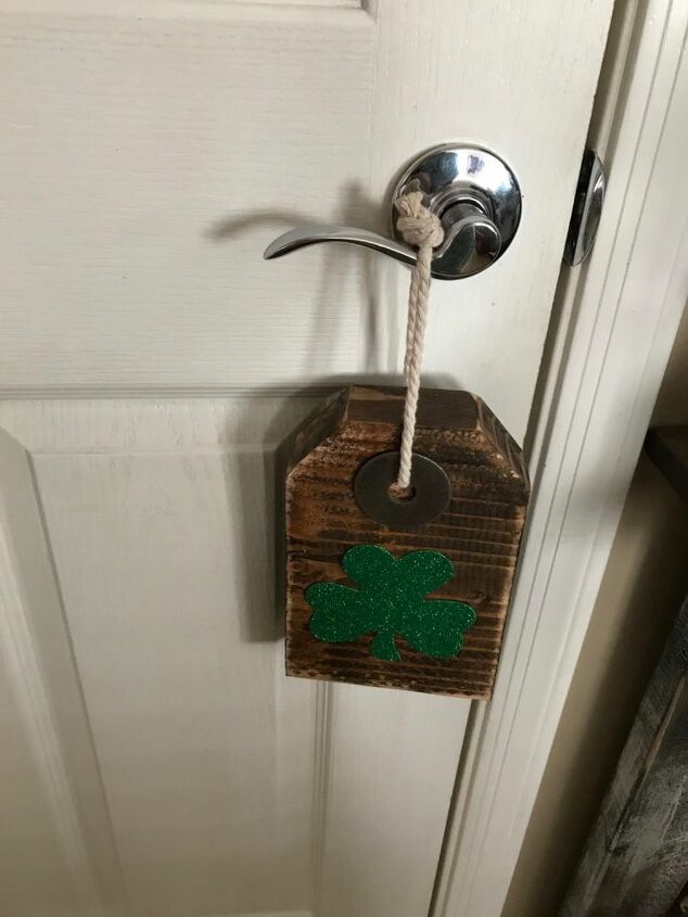 cmo hacer una etiqueta de madera para la puerta