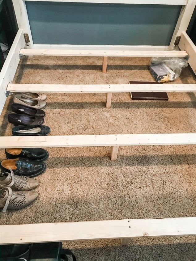 farmhouse queen bed frame