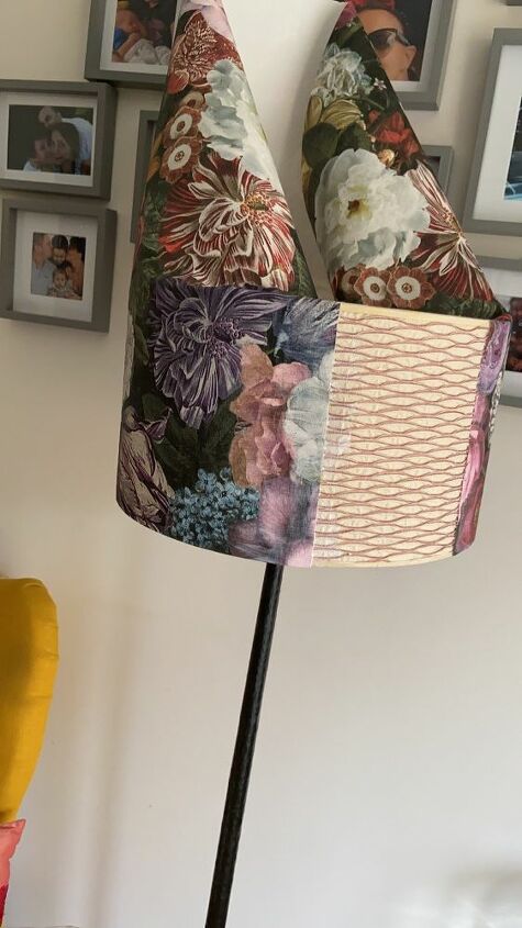 update and old lamp shade with these simple steps, If you don t have enough paper