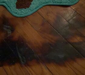 how do i repair burn marks on my hardwood floor