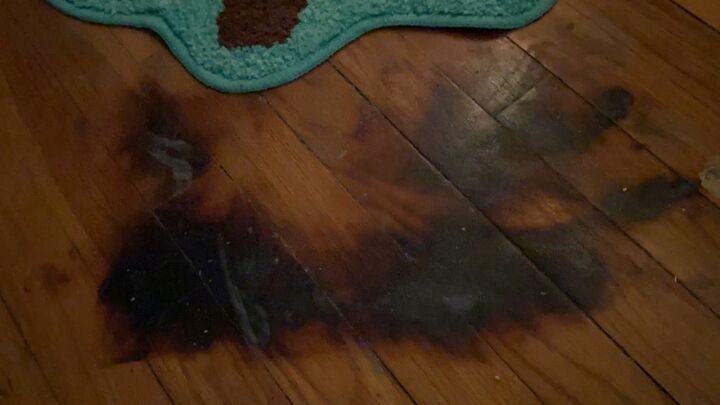 how do i repair burn marks on my hardwood floor