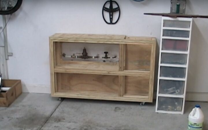 build a storage shelf to hide and protect pipes in your garage, Storage Shelf to Hide And Protect Pipes In Your Garage