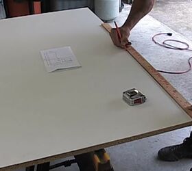 how to build a modern floating corner desk
