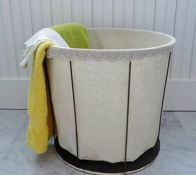 how i made a vintage inspired laundry hamper