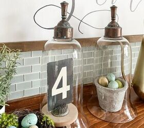 thrift store cloches makeover
