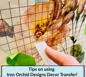 tips on using iron orchid designs decor transfers on furniture