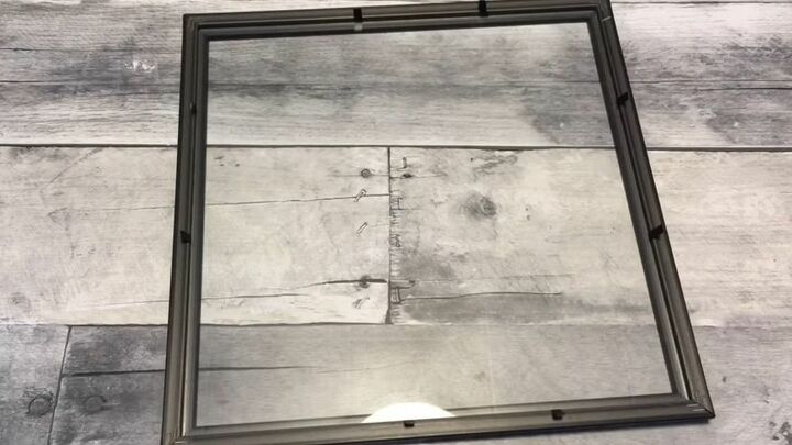 how to make your own diy dollar tree farmhouse kitchen decor, Paint the Frames and Utensil Hooks