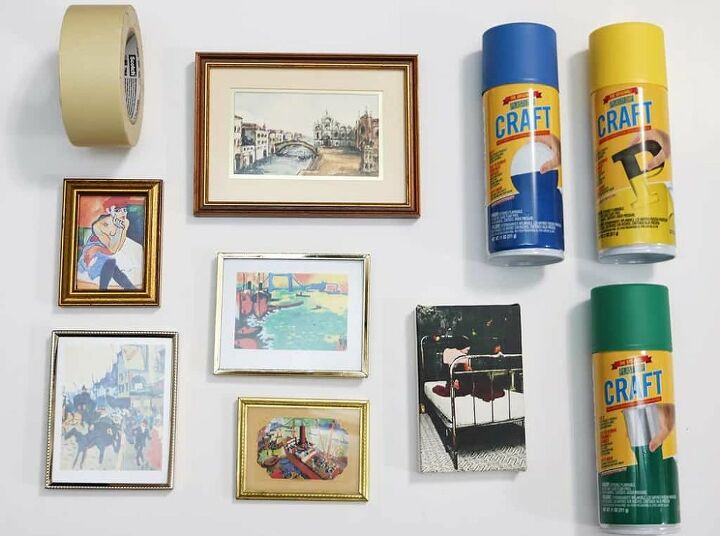 how to upcycle and modernize thrift store art