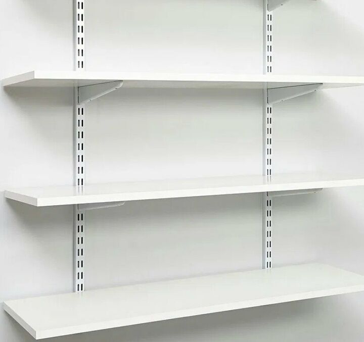 q any alternative to slotted wall track shelf systems