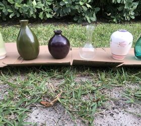 thrift store vases and planter project