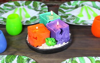 Using Crayons and Ice as a Cool Way to Create Homemade Candles