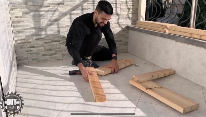 diy patio and garden bench and chair, Gather and Prepare Wood