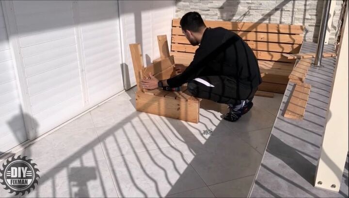 diy patio and garden bench and chair, Build Chair