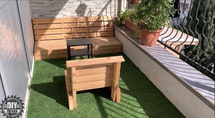 diy patio and garden bench and chair, DIY patio furniture project