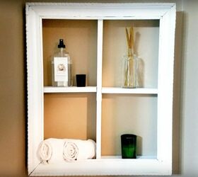 how to build a shadow box shelf with an old frame, Shadow Box Shelf With An Old Frame