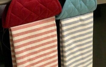 Easy Hanging Kitchen Towel Hack