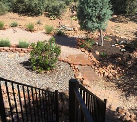 back yard makeover, View from deck