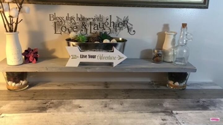 Learn How to Create this DIY Dollar Tree Rustic Table Riser | Hometalk