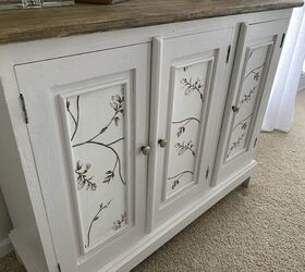 diy furniture makeover how to decoupage with fabric