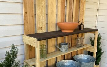 How to Build a Simple Potting Bench.