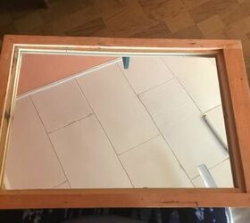 spring refresh 2020 how to colourfully refresh an old mirror frame, Wood mirror frame