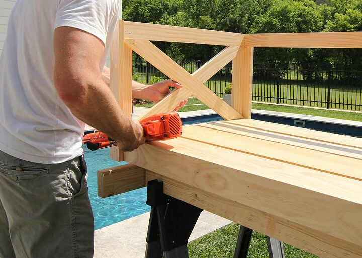 how to build a crib mattress porch swing