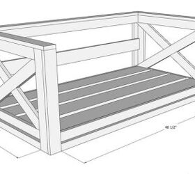 how to build a crib mattress porch swing