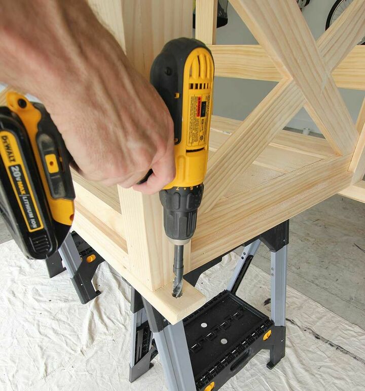 how to build a crib mattress porch swing