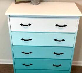 transform your furniture with this ombre painting technique, DIY Ombre Painted Furniture
