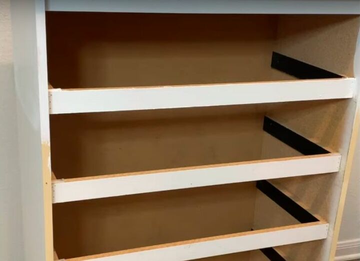 transform your furniture with this ombre painting technique, Remove Hardware and Sand the Piece