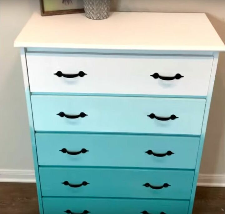 transform your furniture with this ombre painting technique, DIY Ombre Painting Technique